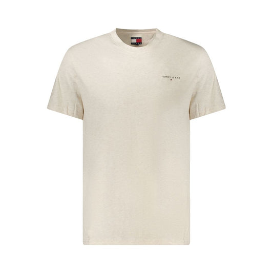 T-shirt homme en coton beige Tommy Hilfiger