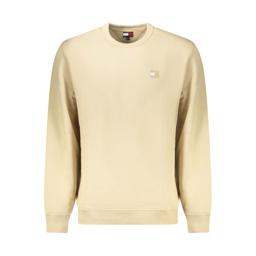 Pull en coton beige Tommy Hilfiger pour homme
