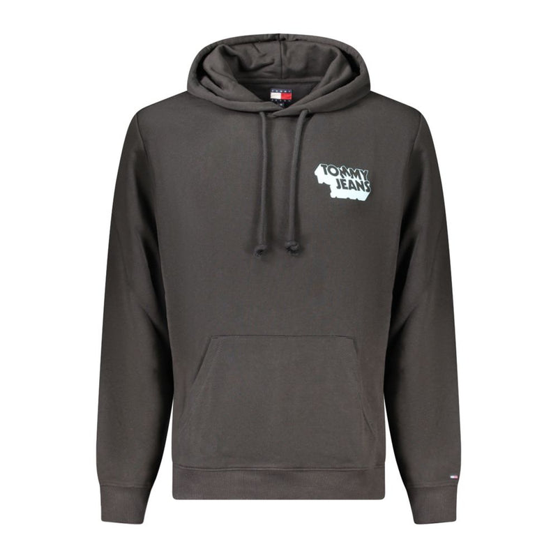 Tommy Hilfiger Black Cotton Men Sweater