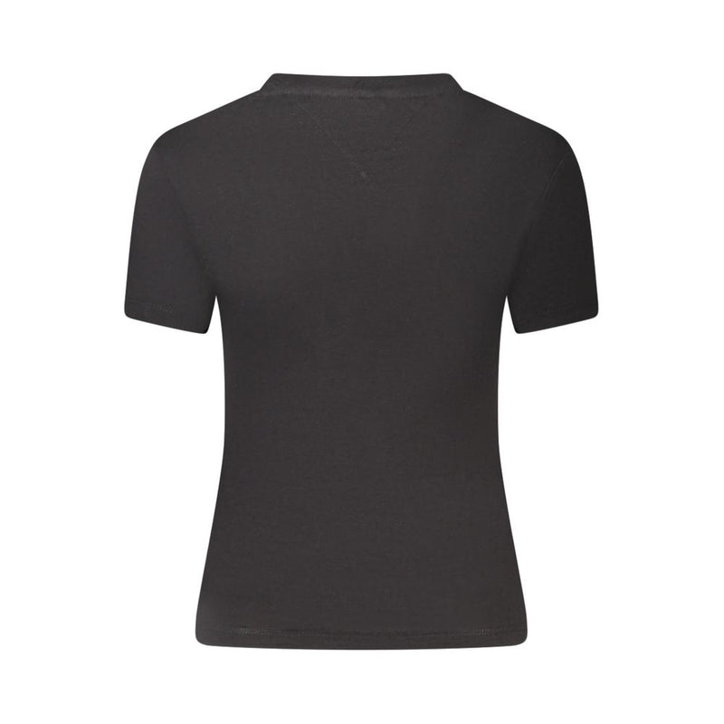 Tommy Hilfiger T-Shirt Femme Noir - Élégant et Durable