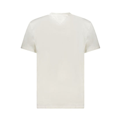 T-shirt homme en coton blanc Tommy Hilfiger