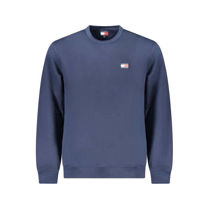 Tommy Hilfiger blauwe katoenen heren trui