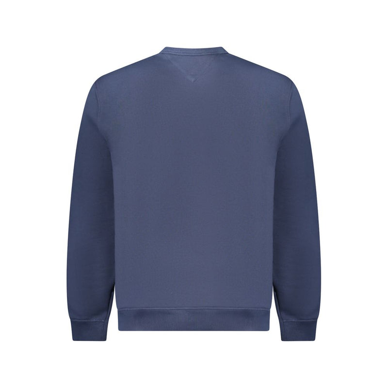Tommy Hilfiger blauwe katoenen heren trui