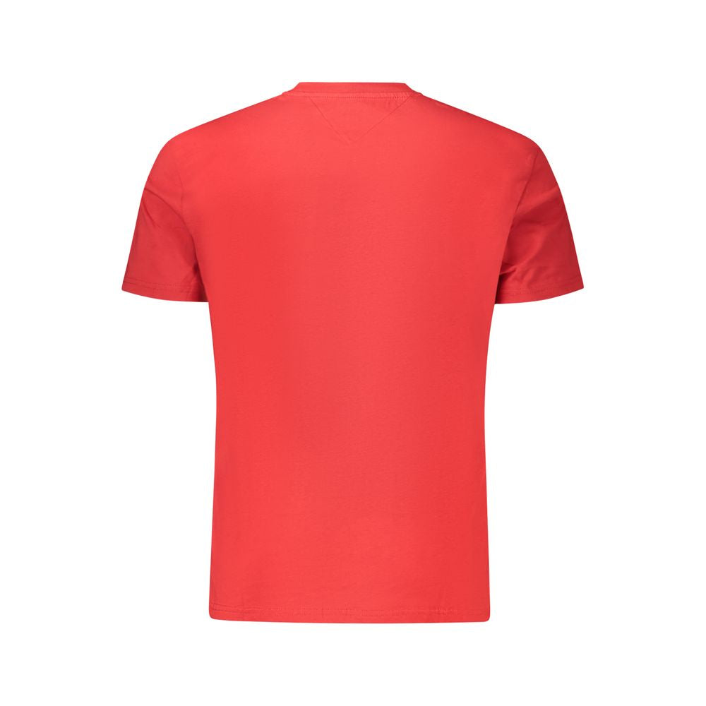 T-shirt homme en coton rouge Tommy Hilfiger