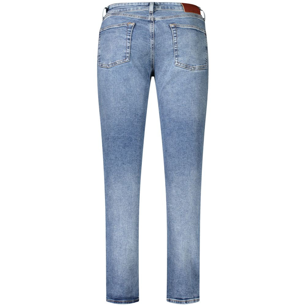 Jean slim bleu en coton pour homme de Tommy Hilfiger