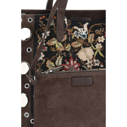 Sac cabas Nellcote à broderies florales Valentino Garavani