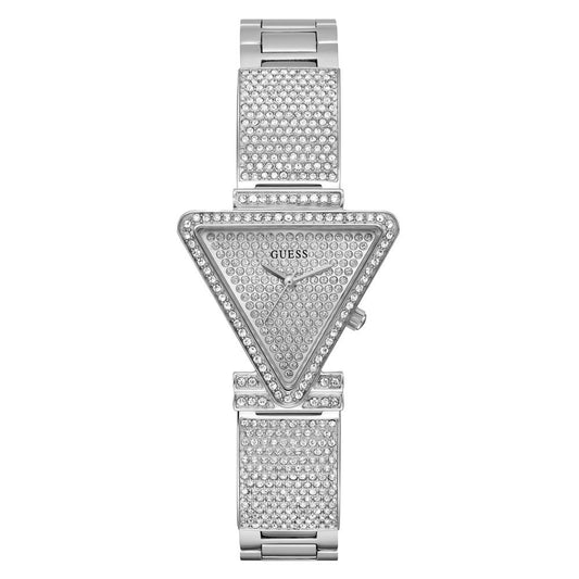 Guess Grijs Roestvrijstalen Horloge