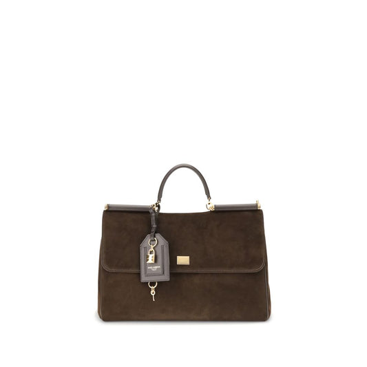 Dolce &amp; Gabbana Sicilië suède handtas