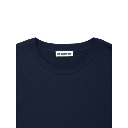 Jil Sander Blue Cotton Long
