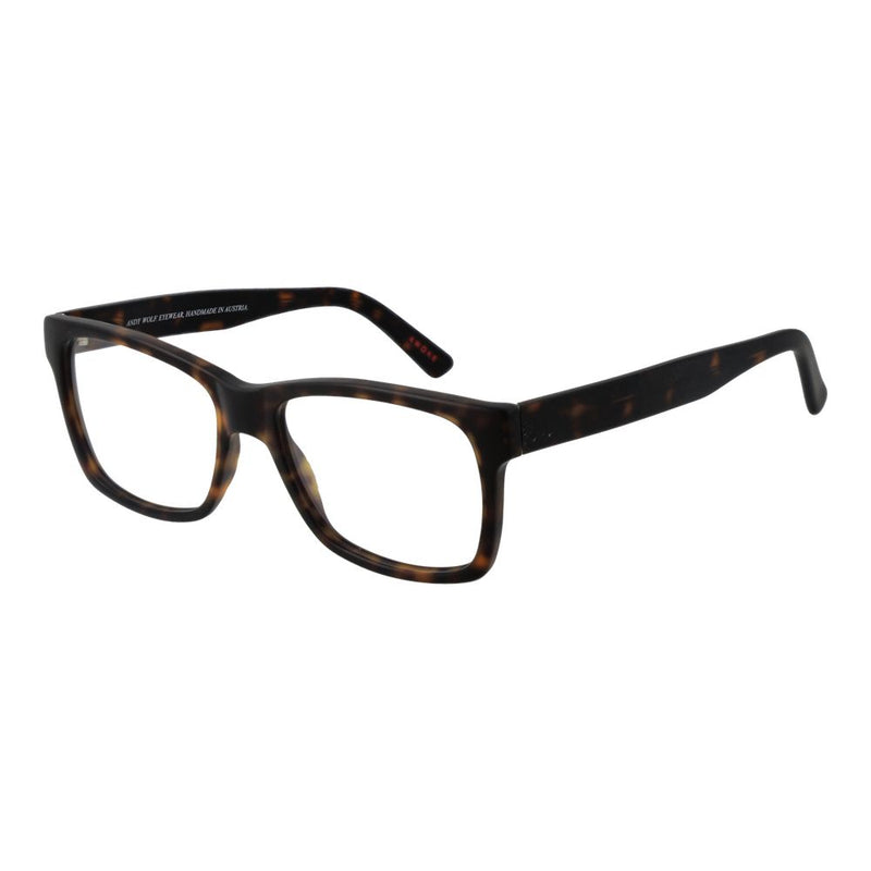 Andy Wolf Brown Unisex Glasses Frame - Stylish Acetate Design