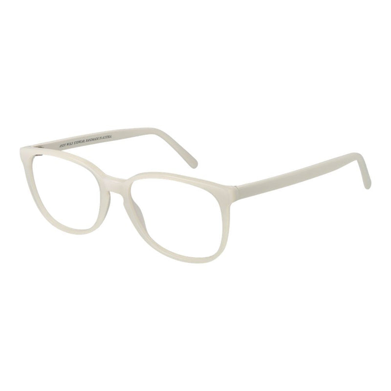 Monture de lunettes unisexes Andy Wolf blanche