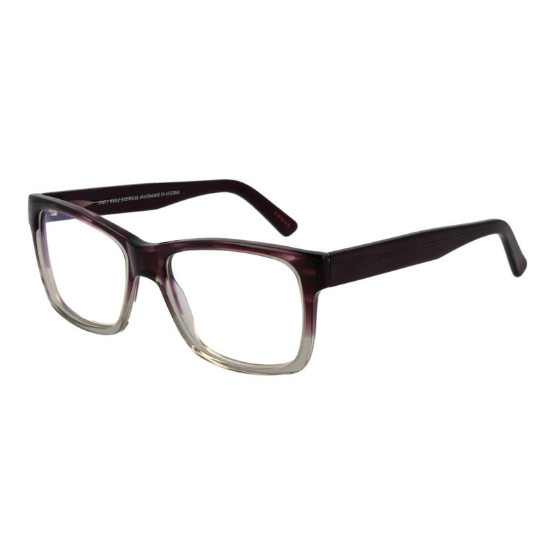 Andy Wolf Purple Unisex Glasses Frame - Stylish Acetate Design