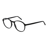 Andy Wolf Black Unisex Glasses Frame - Stylish Panto Design