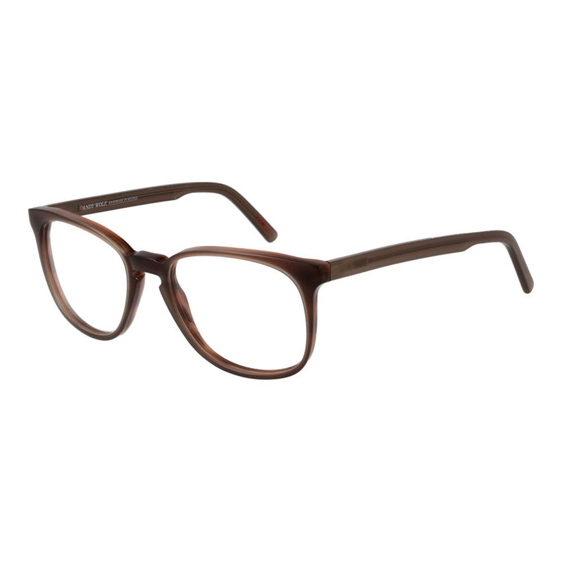 Andy Wolf Brown Unisex Glasses Frame - Stylish Acetate Design