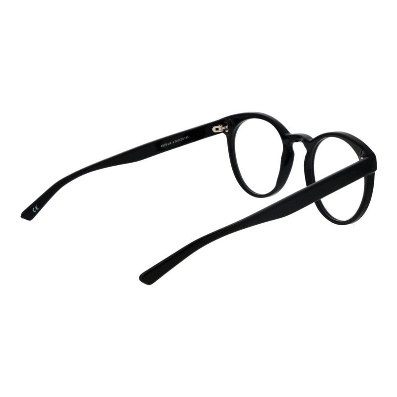 Andy Wolf Black Unisex Glasses Frame - Acetate Design for Style