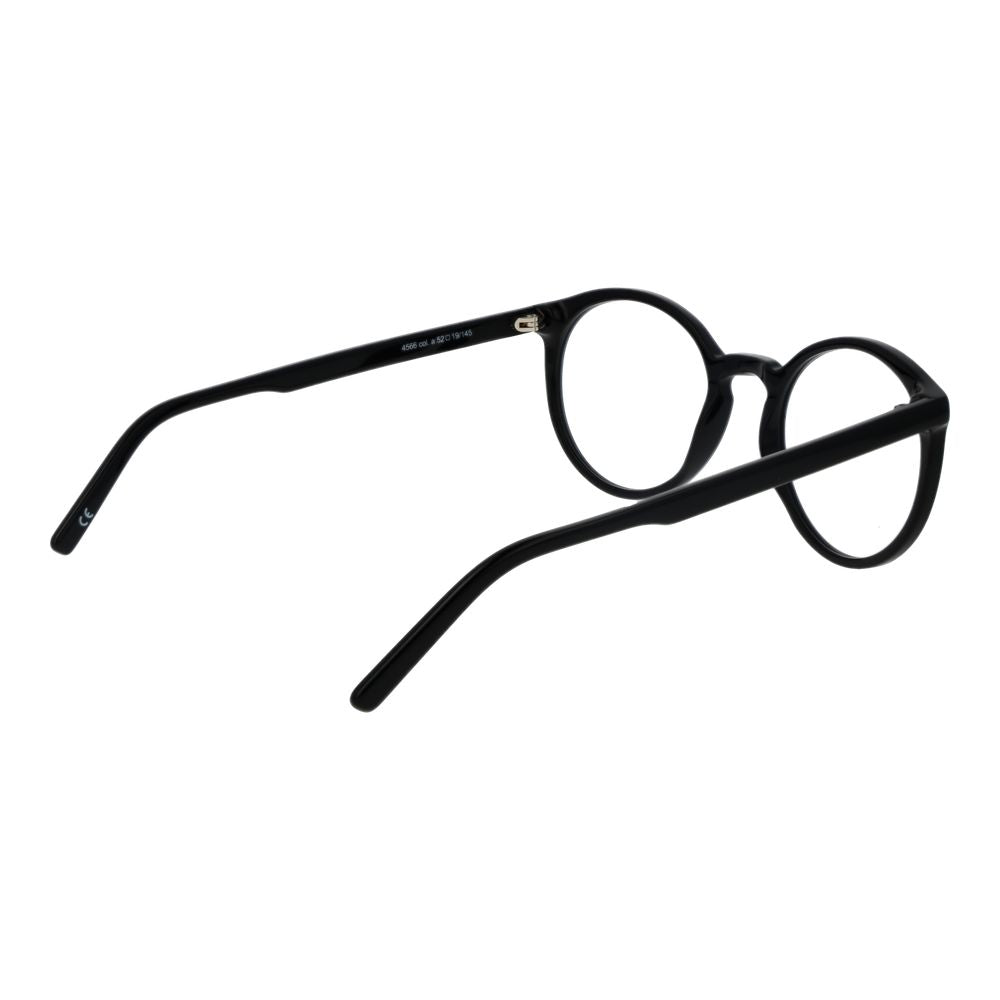Andy Wolf Black Unisex Glasses Frame - Élégance et Style