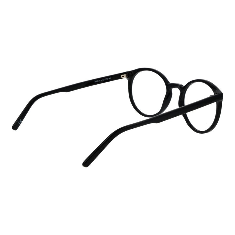 Andy Wolf Black Unisex Glasses Frame - Élégance et Style