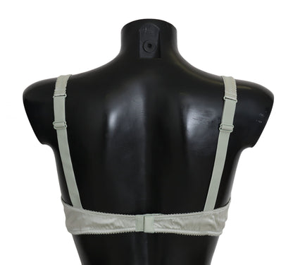 Dolce & Gabbana Soutien-gorge Balconcino vert en dentelle florale
