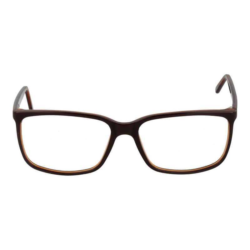 Monture de lunettes unisexes Andy Wolf Brown - Design en acétate élégant