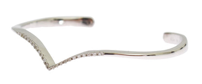 Bracelet jonc Nialaya Skyfall en argent 925 et zircones cubiques