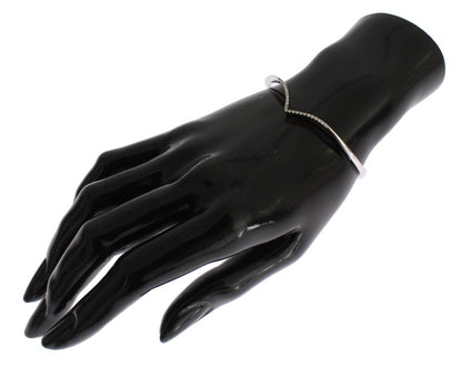 Bracelet jonc Nialaya Skyfall en argent 925 et zircones cubiques