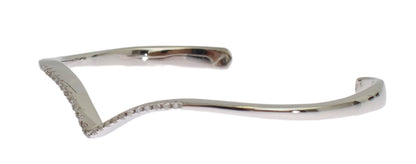 Bracelet jonc Nialaya Skyfall en argent 925 et zircones cubiques