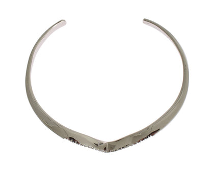 Bracelet jonc Nialaya Skyfall en argent 925 et zircones cubiques