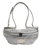 Dolce & Gabbana Silver Crystal-Embellished Belt Strap Bag