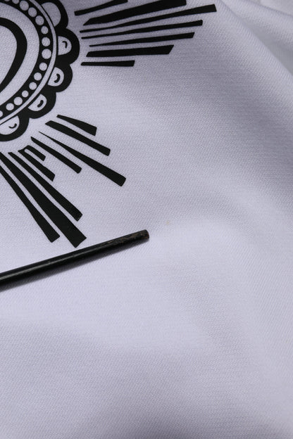 Dolce & Gabbana wit sweatshirt met capuchon en het symbool van het Heilig Hart