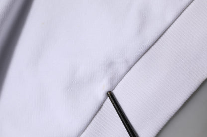 Dolce & Gabbana wit sweatshirt met capuchon en het symbool van het Heilig Hart