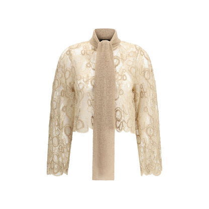 Chemise courte en dentelle de Fabiana Filippi