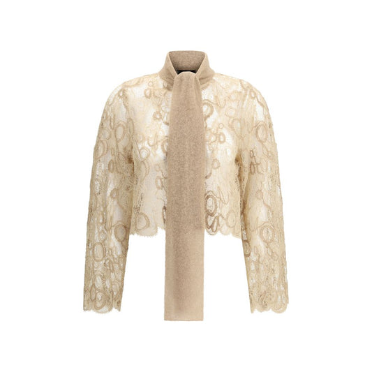 Chemise courte en dentelle de Fabiana Filippi