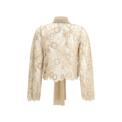 Chemise courte en dentelle de Fabiana Filippi
