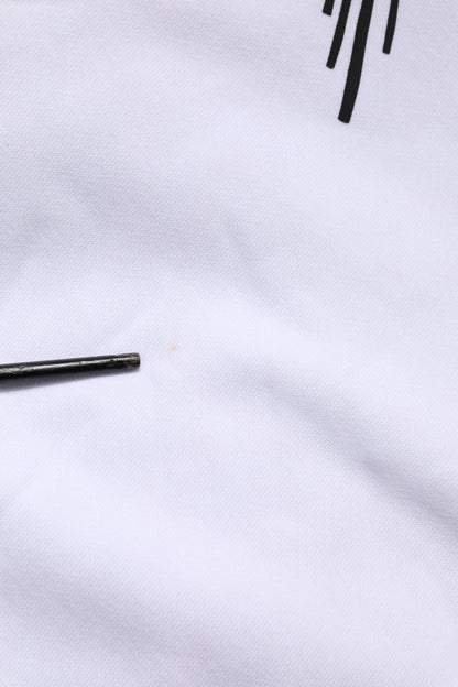 Dolce & Gabbana wit sweatshirt met capuchon en het symbool van het Heilig Hart