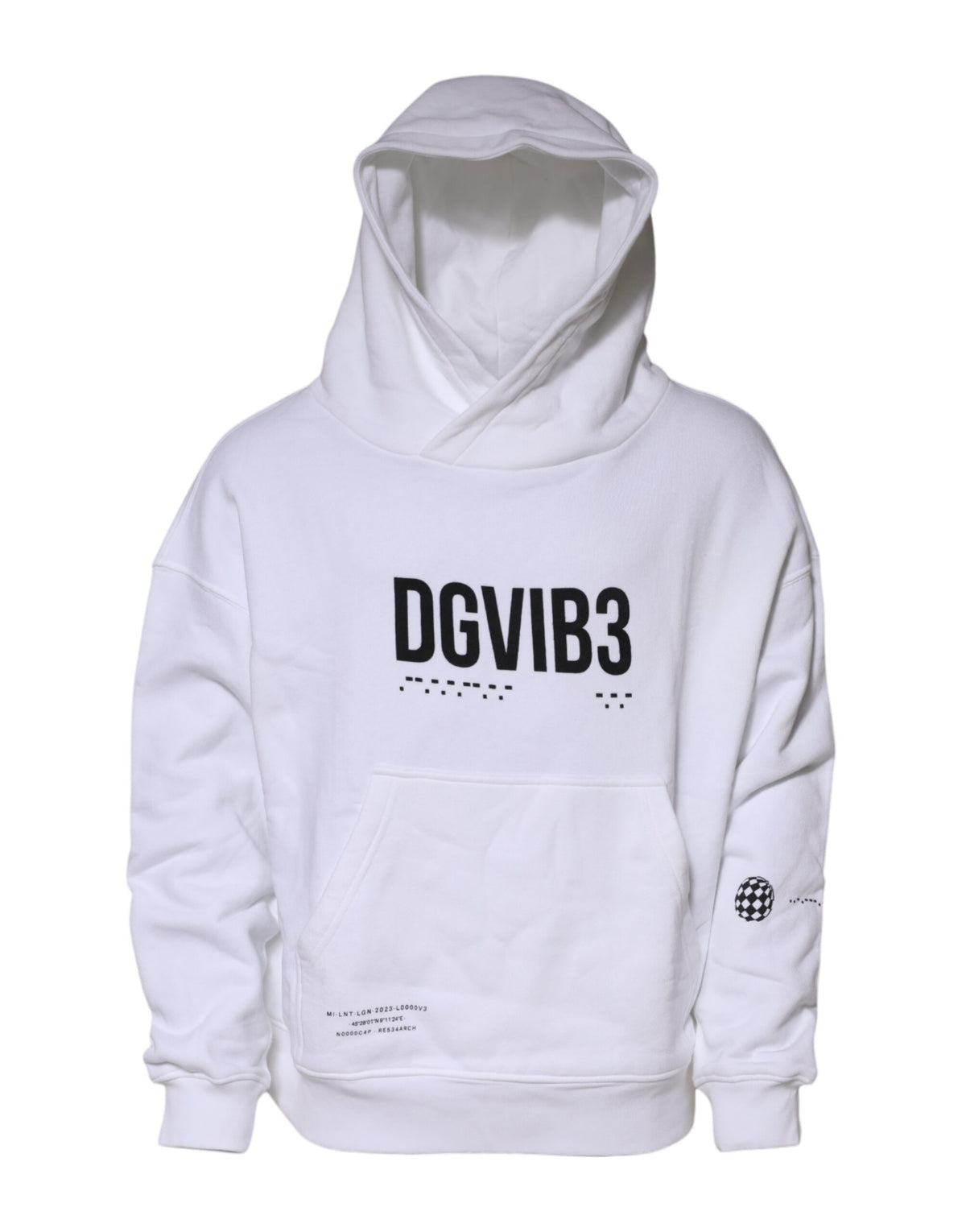 Sweat à capuche homme blanc DG Vib3 de Dolce &amp; Gabbana