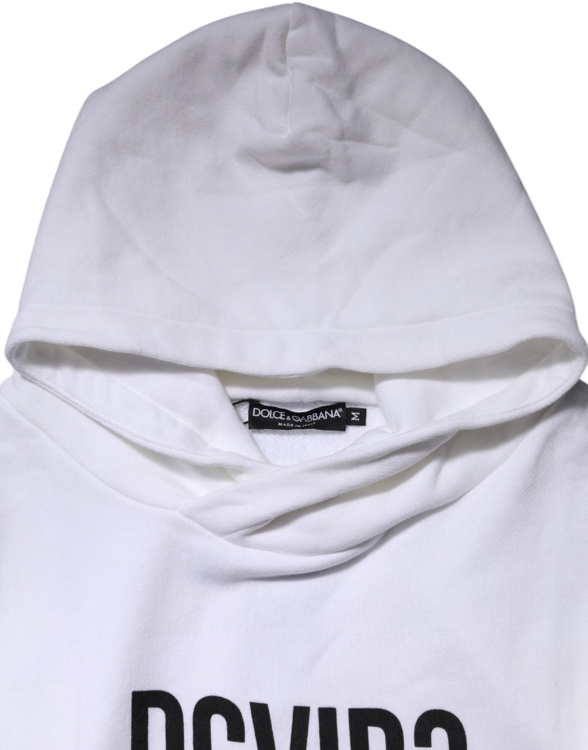 Sweat à capuche homme blanc DG Vib3 de Dolce &amp; Gabbana