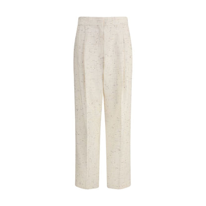 Pantalon en tissu à boutons Fabiana Filippi