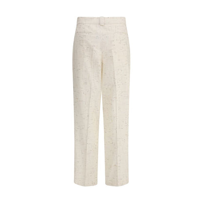 Pantalon en tissu à boutons Fabiana Filippi