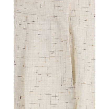 Pantalon en tissu à boutons Fabiana Filippi