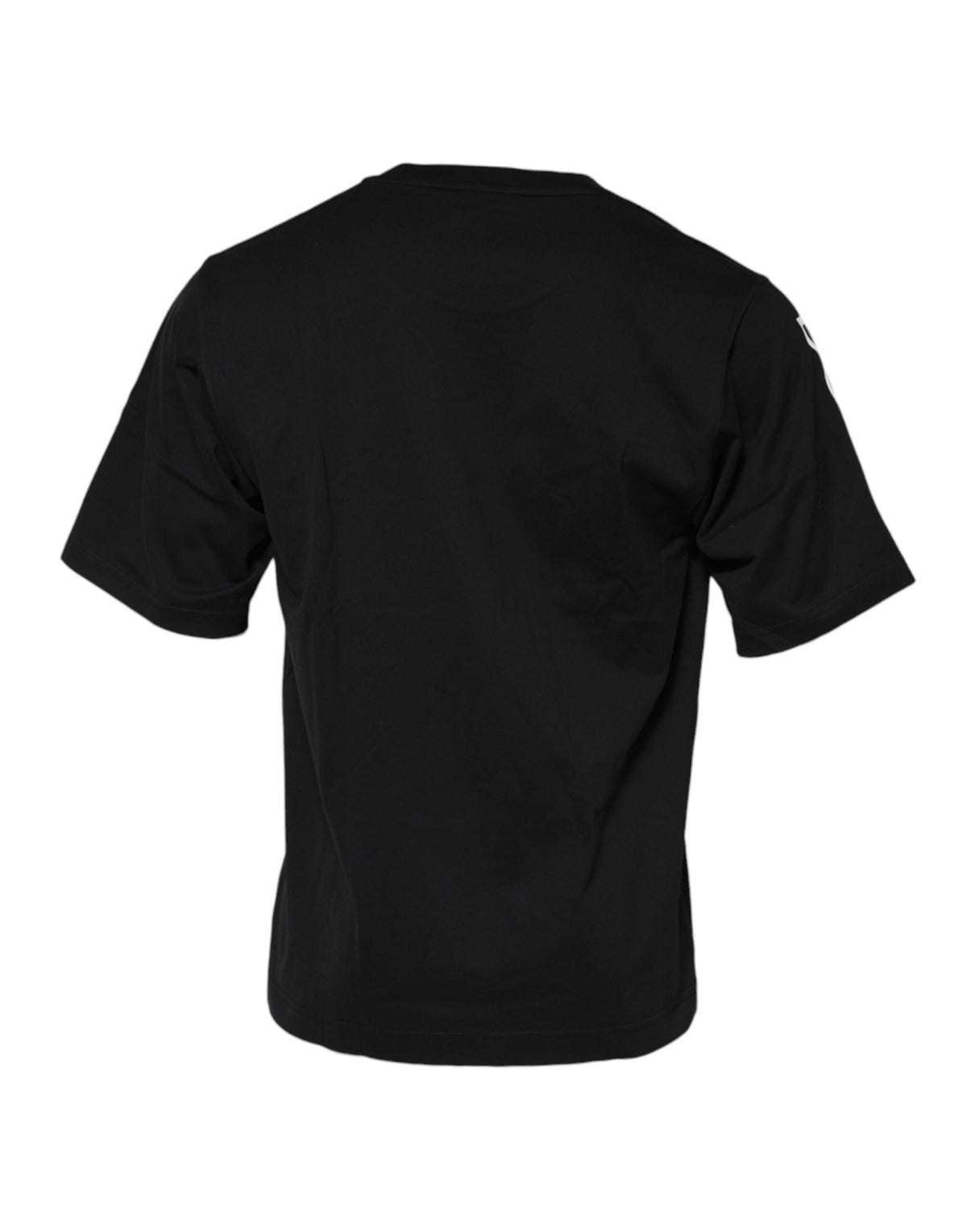 T-shirt Dolce &amp; Gabbana noir à logo imprimé en coton pour homme, col rond