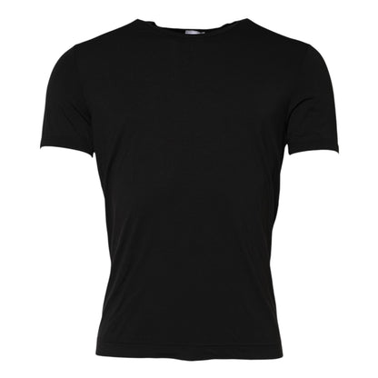 Dolce & Gabbana Black Modal Men Crew Neck Underwear T-shirt