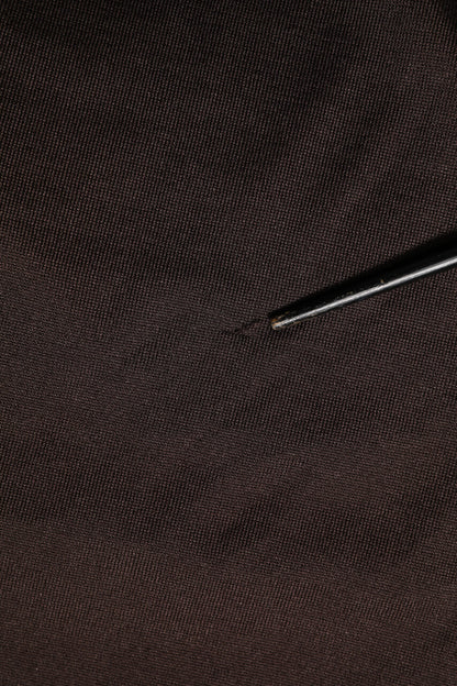 Dolce & Gabbana Brown Silk Crew Neck Short Sleeves T-shirt