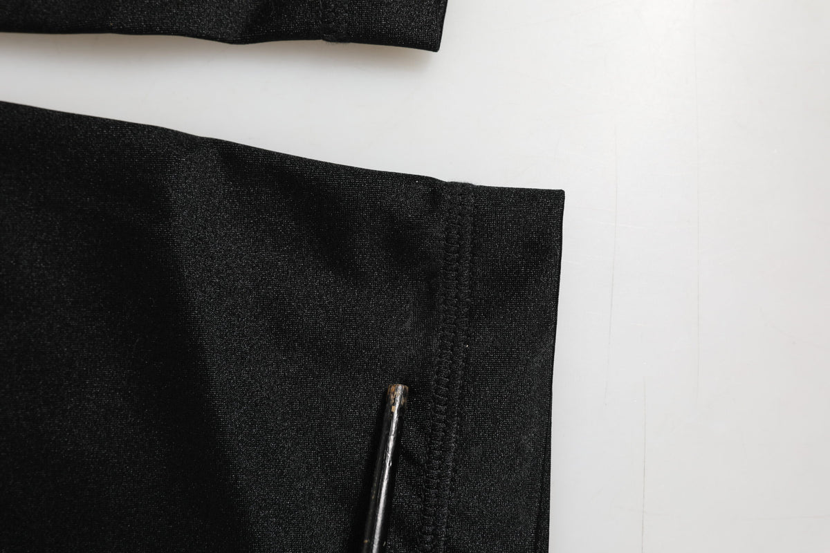 Dolce & Gabbana Leggings Noires en Nylon Stretch