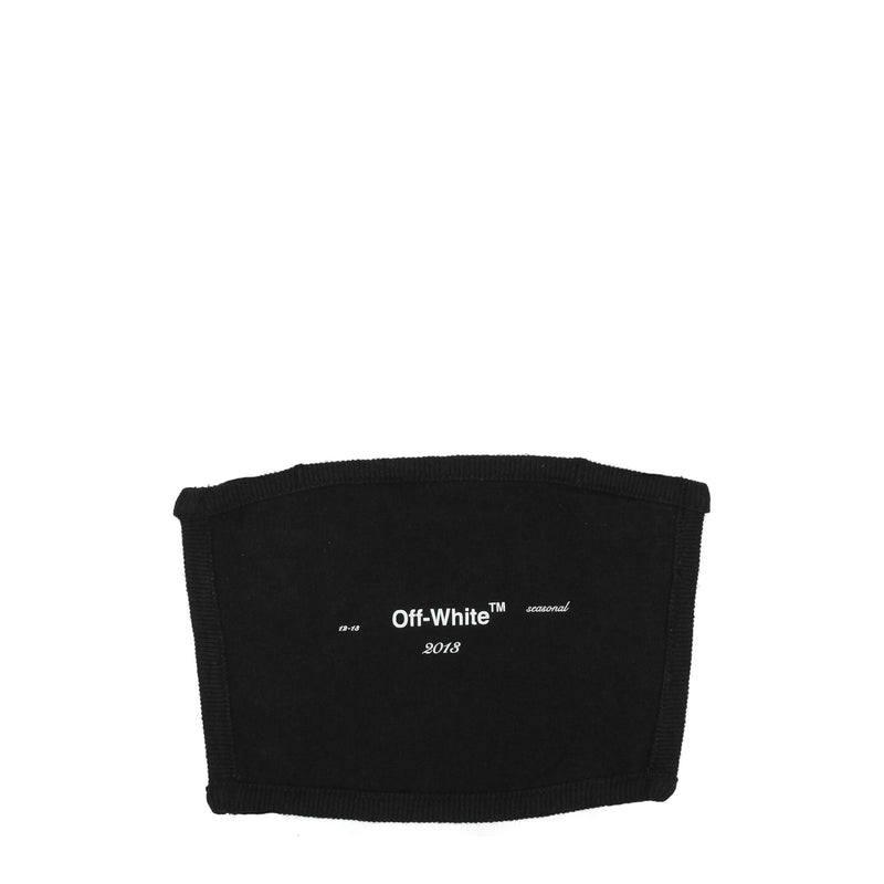 Off-White Zwarte Katoenen Gezichtsmaskers