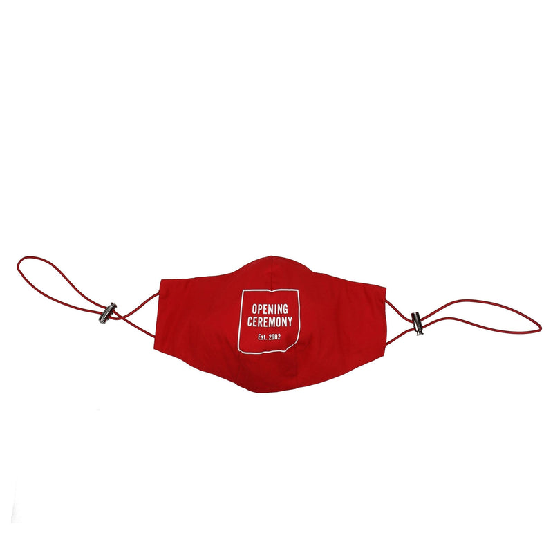 Openingsceremonie Rode katoenen gezichtsmaskers