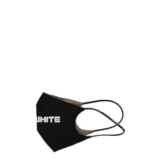 Off-White Zwarte Katoenen Gezichtsmaskers