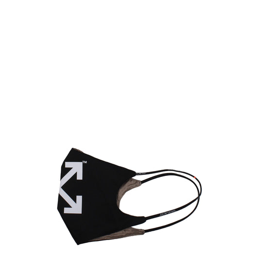 Off-White Zwarte Katoenen Gezichtsmaskers