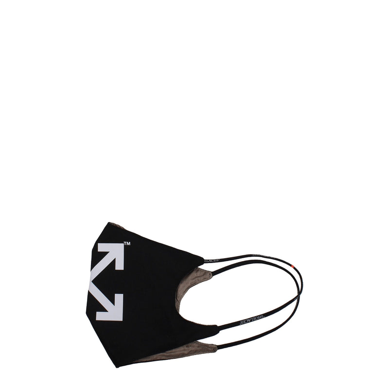 Off-White Black Cotton Facemasks - Stylish Protection