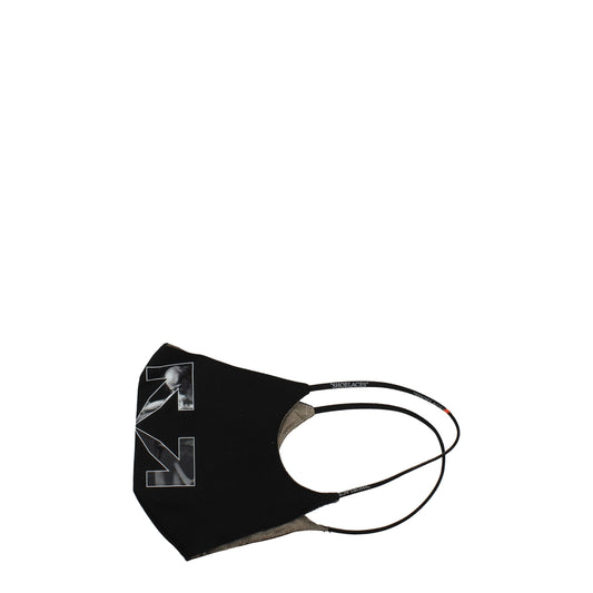 Off-White Zwarte Katoenen Gezichtsmaskers