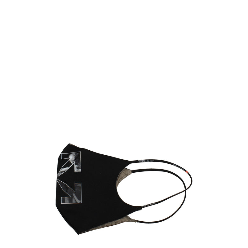 Off-White Black Cotton Facemasks - Stylish Protection